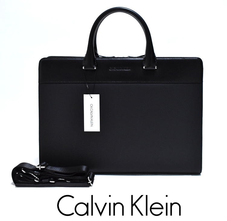 新品 CK CALVIN KLEIN レジェンド ビジネスバッグ A4サイズ 定価36300円 CK カルバンクライン IKETEI イケテイ 811521 ブリーフケース ★_画像1