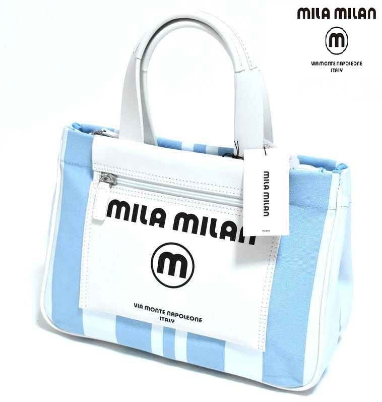 【送料無料】新品 mila milan ミラ・ミラン ''ミーチョ'' B5サイズ ドライビングトートバッグ 260501 IKETEI イケテイ