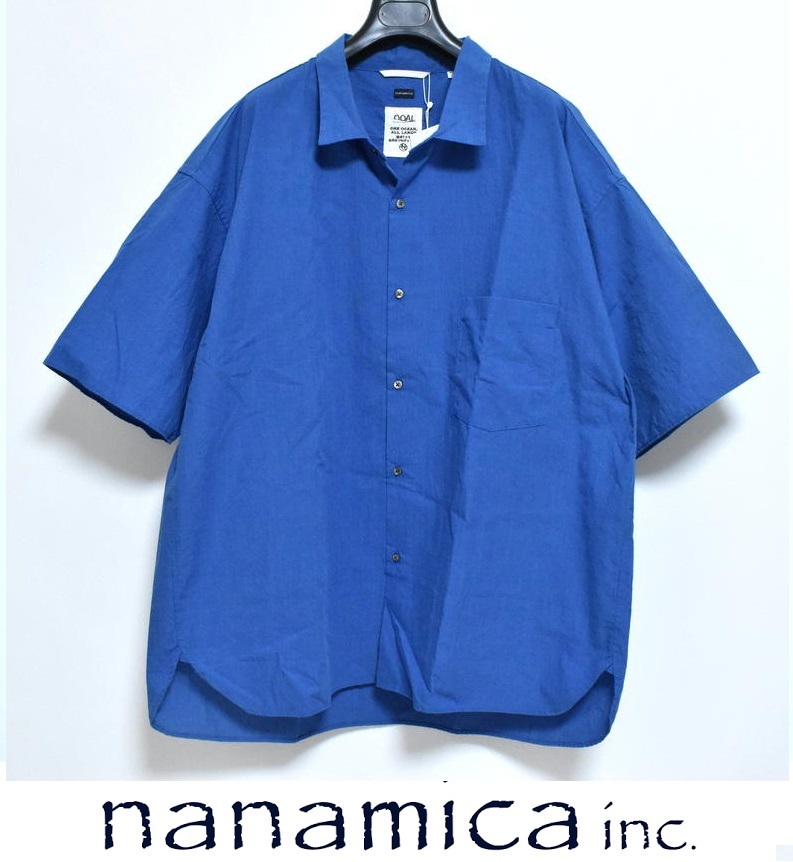 【送料無料】新品 nanamica ナナミカ H/S Wind Shirt M SUGS314 定価2万7500円 ハーフスリーブ ウインドシャツ SBの画像1