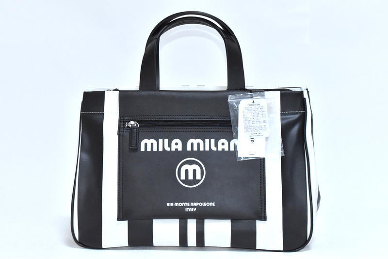 【送料無料】新品 mila milan ミラ・ミラン ミーチョ A4サイズ トートバッグ 定価19800円 260502 IKETEI イケテイ_画像2