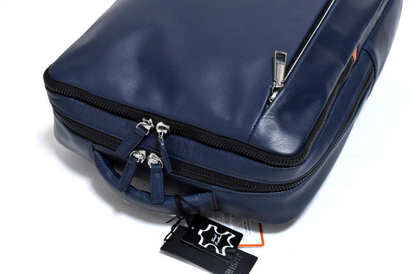 [ regular price 33000 jpy ] new goods IS/ITizito\'\'shu ruby \'\' A4 size correspondence leather rucksack 13 -inch PC correspondence 984701 dark blue business 