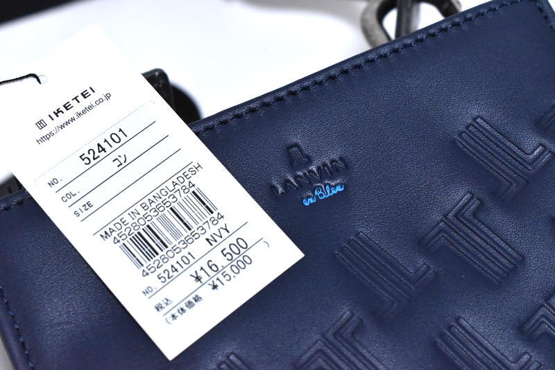 【定価16500円】新品 LANVIN en Bleu ランバンオンブルー ティルト レザーショルダーバッグ 524101 ネイビー IKETEI イケテイ の画像10