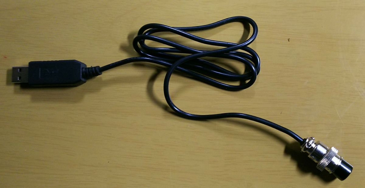 ホンデックス魚探 USB給電 電源ケーブルの画像2