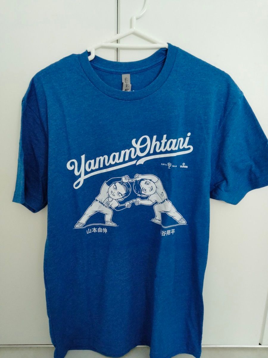 新品  YAMAMOTANI Tシャツ ロサンゼルス・ドジャース フュージョンポーズ 大谷翔平 Mサイズ
