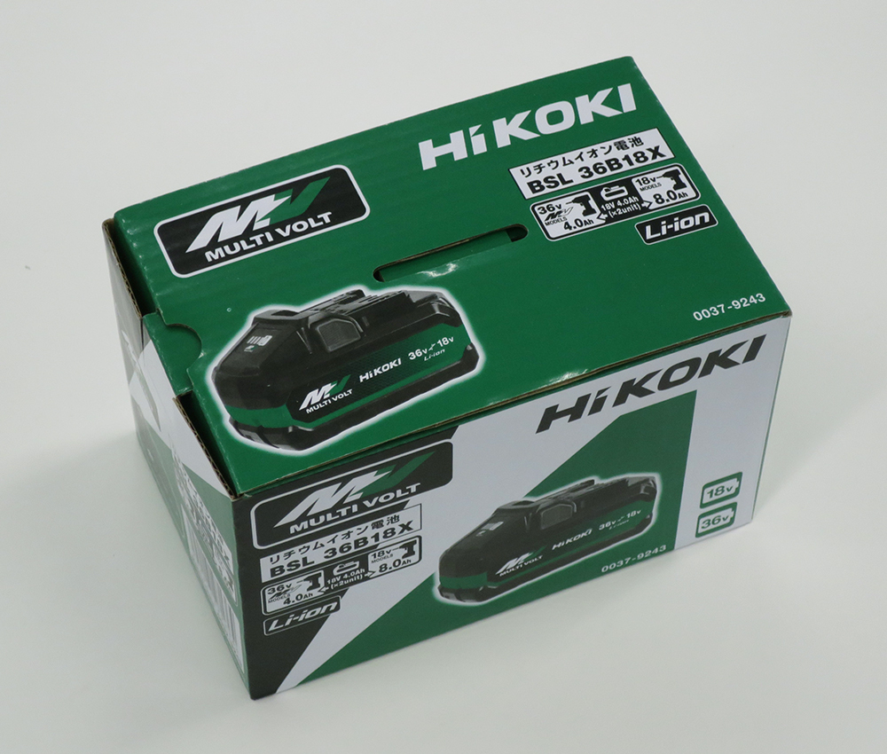 HiKOKI ハイコーキ リチウムイオン電池 マルチボルトバッテリー BSL36B18X 新品・未開封品_画像1