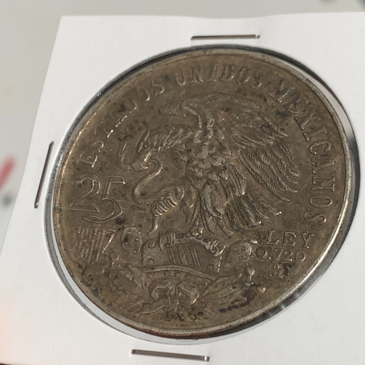 メキシコオリンピック　25ペソ銀貨