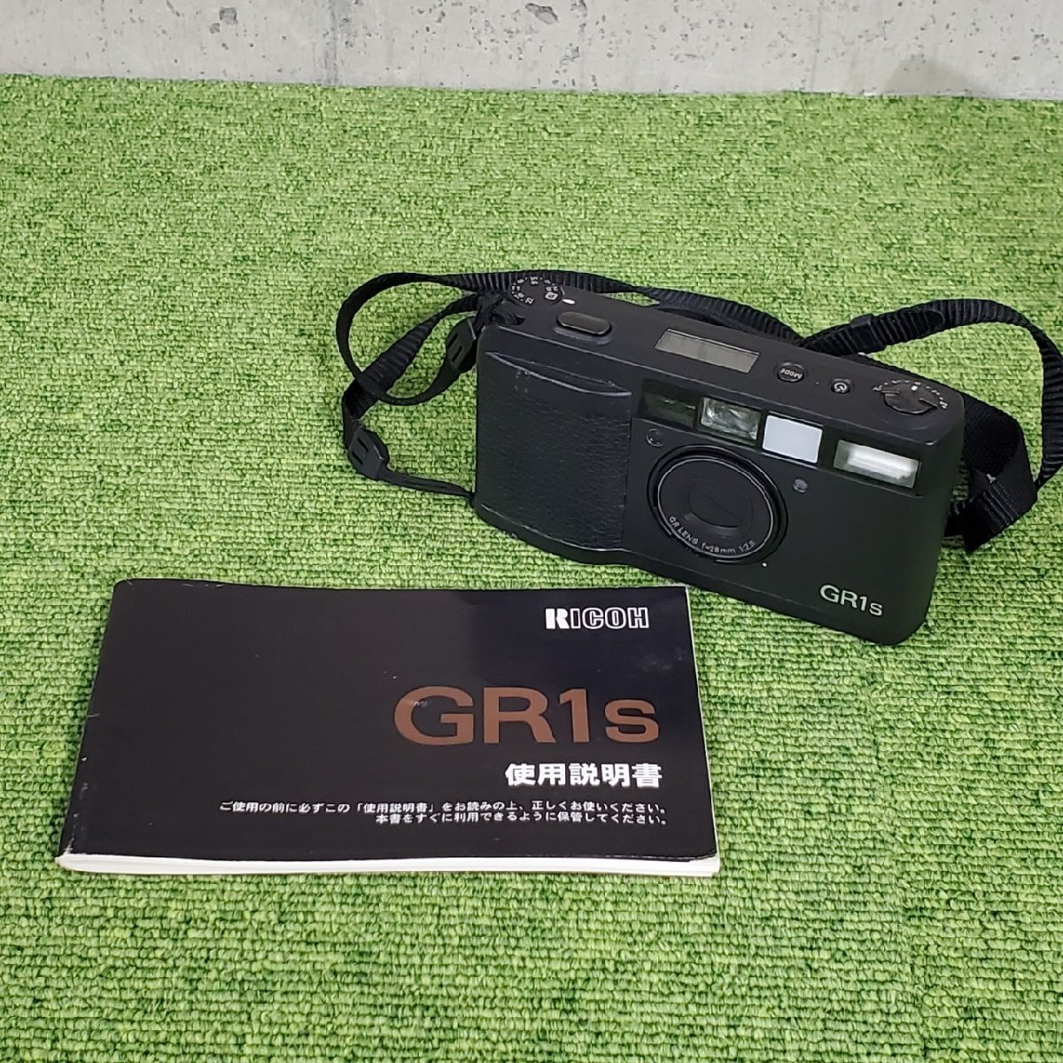 RICOH/リコー コンパクトフィルムカメラ richo gr1s 通電/シャッター/フラッシュ/AF動作確認済/S0059の画像8