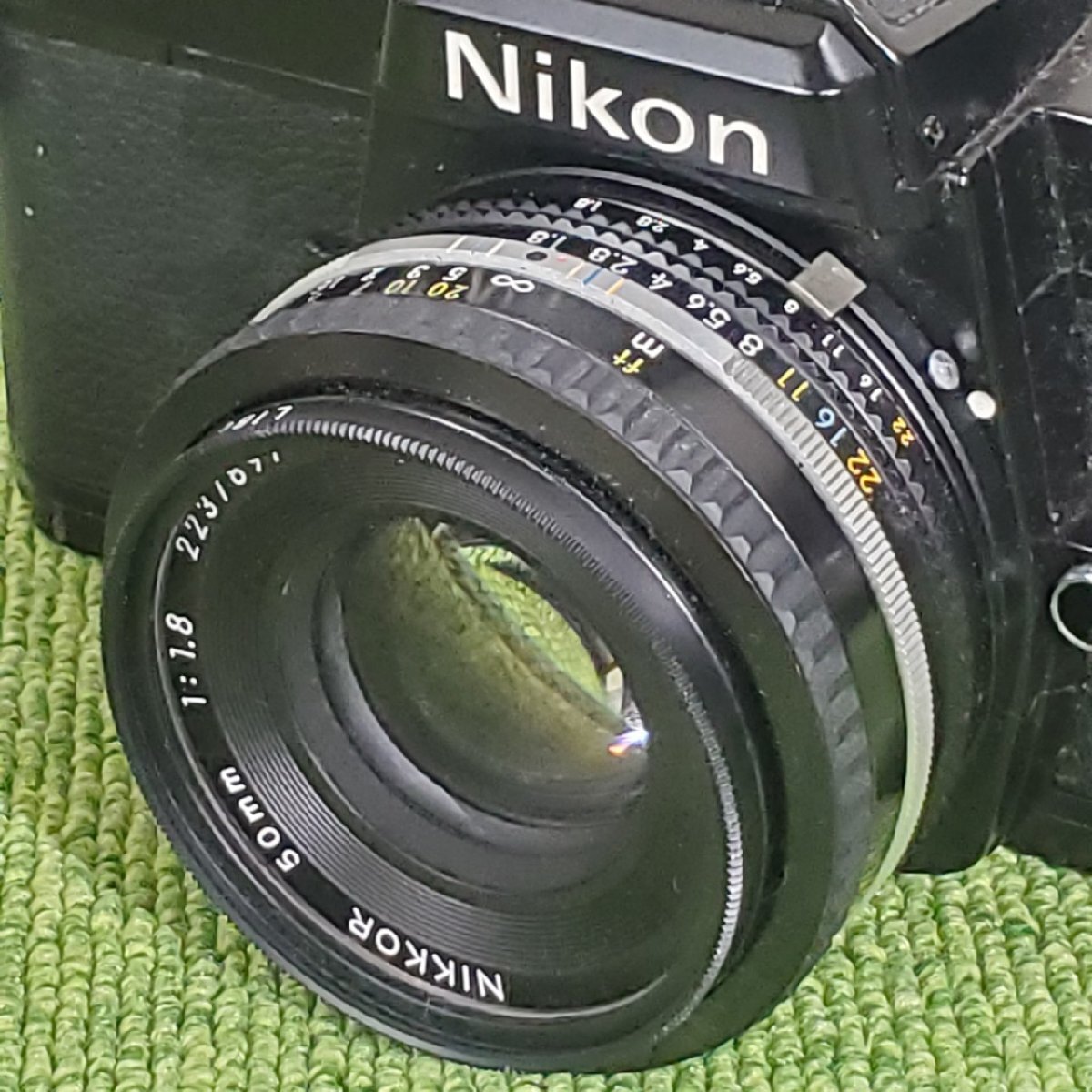 Nikon/ニコン フィルムカメラ nikon fe ブラック nikon nikkor 50mm 1:1.8/S0112の画像4