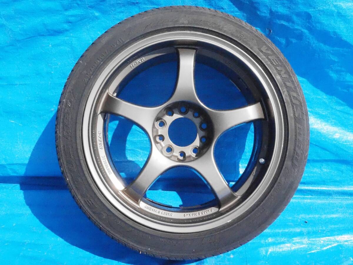 A-TECH　エーテック　ファイナルスピード　17インチ　8J　+35　5穴　114.3　AB15-19/3段_画像2