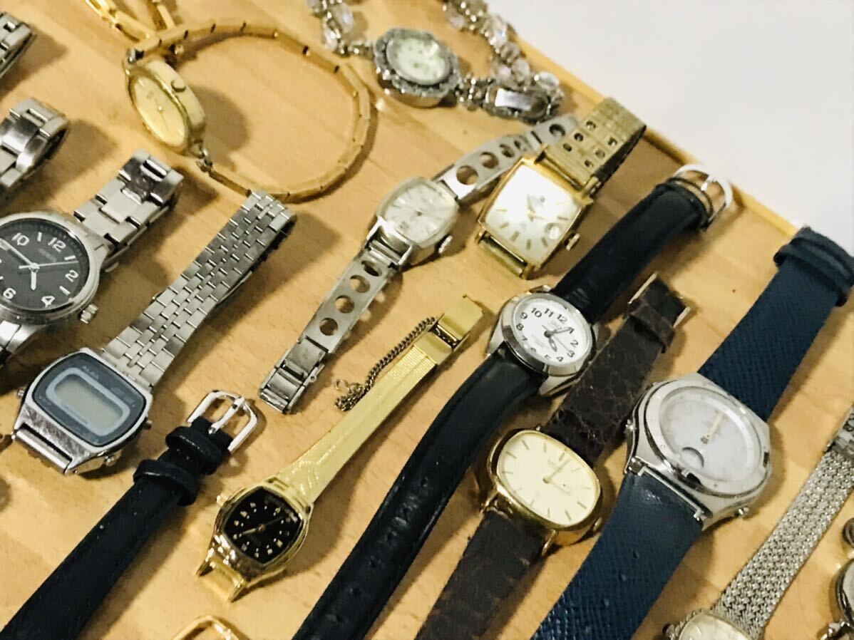 レディースウォッチ 腕時計 66個 まとめて SEIKO CITIZEN CASIO MOVADO RICOH など セイコー シチズン カシオ 動作未確認 ジャンク ②の画像8