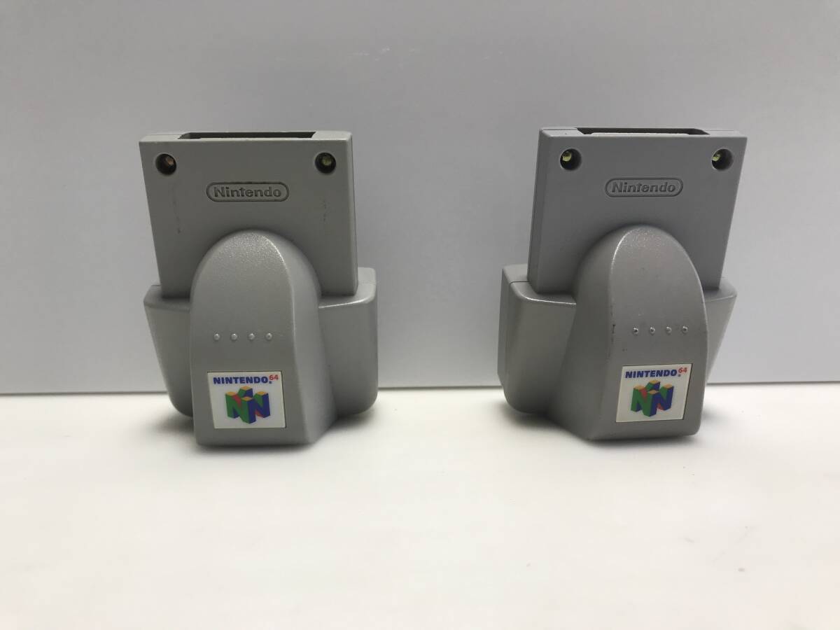 NINTENDO64 振動パック NUS-013 2点 ジャンクRT-3872の画像1