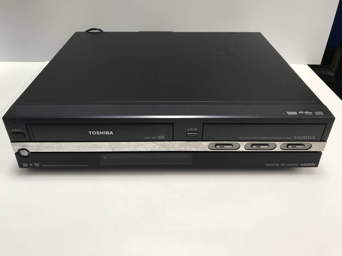 東芝 HDD&DVDビデオカセットレコーダー RD-W301 ジャンクRT-3883 の画像1