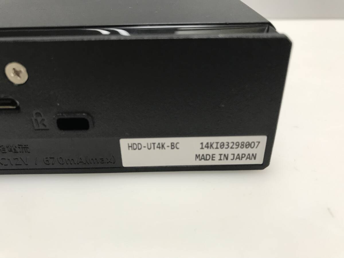 I-O DATA　外付けHDD　HDD-UT4K-BC　4TB　ジャンクRT-3896_画像4