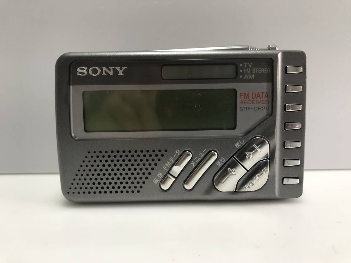 SONY FM/AMコンパクトラジオ SRF-DR2V ジャンクRT-3920の画像1