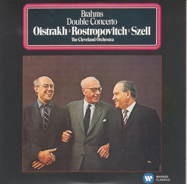 [CD/Warner]ブラームス:二重協奏曲イ短調Op.102/D.オイストラフ(vn)&M.ロストロポーヴィチ(vc)&G.セル&クリーヴランド管弦楽団 1969_画像1