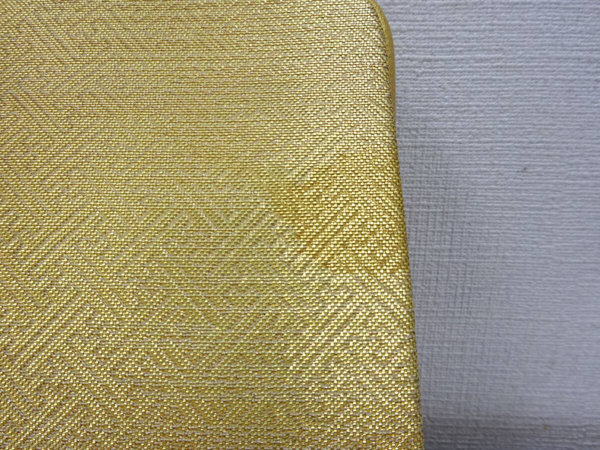 ** kimono small articles bag * zori set gold . head office gold wasi seal Tokyo quality product gold color **