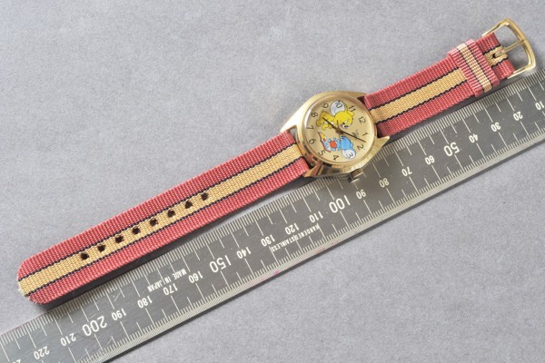 ●昭和レトロ トムとジェリー 珍しい ジェリーとタフィー 手巻き 腕時計 SEIKO セイコー 日本製 ７０年代 Tom & Jerryの画像8