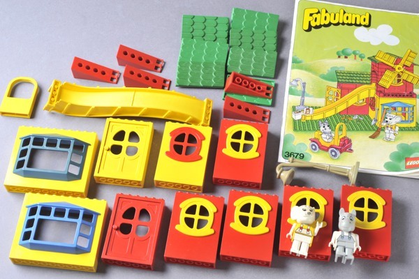 ●レゴ　ファビュランド　ネズミちゃん　ロバ君　LEGO Fabuland　1986_画像2