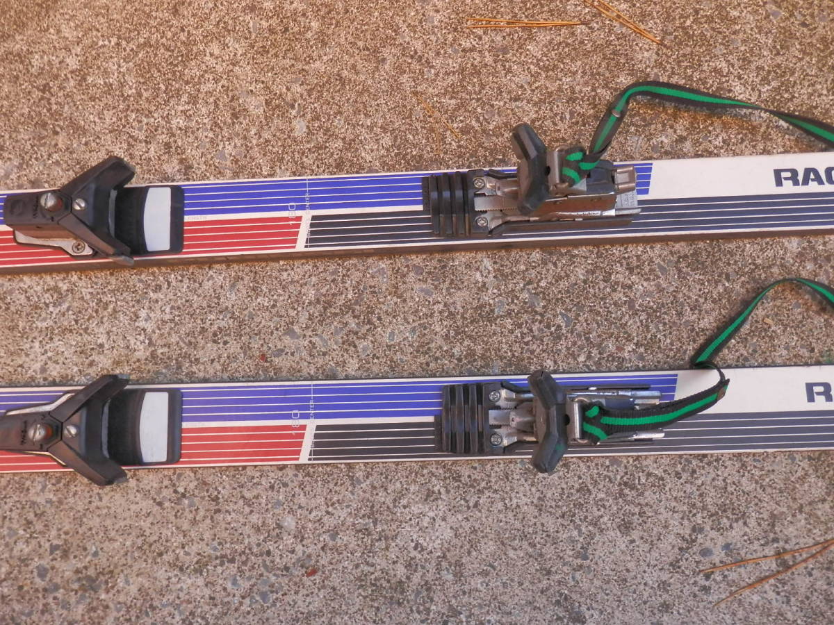 70-80年代昭和レトロビンテージ　幻のメーカーDIAGLAS SUPER PURIM RACER CUSTOM RS スキー板＆ビンディングセット 180cm*KS412_画像3