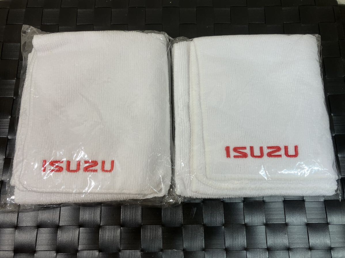 2枚セット/ISUZU/タオル/いすゞ/ロゴ入り/非売品/ノベルティ/定形外OKの画像1