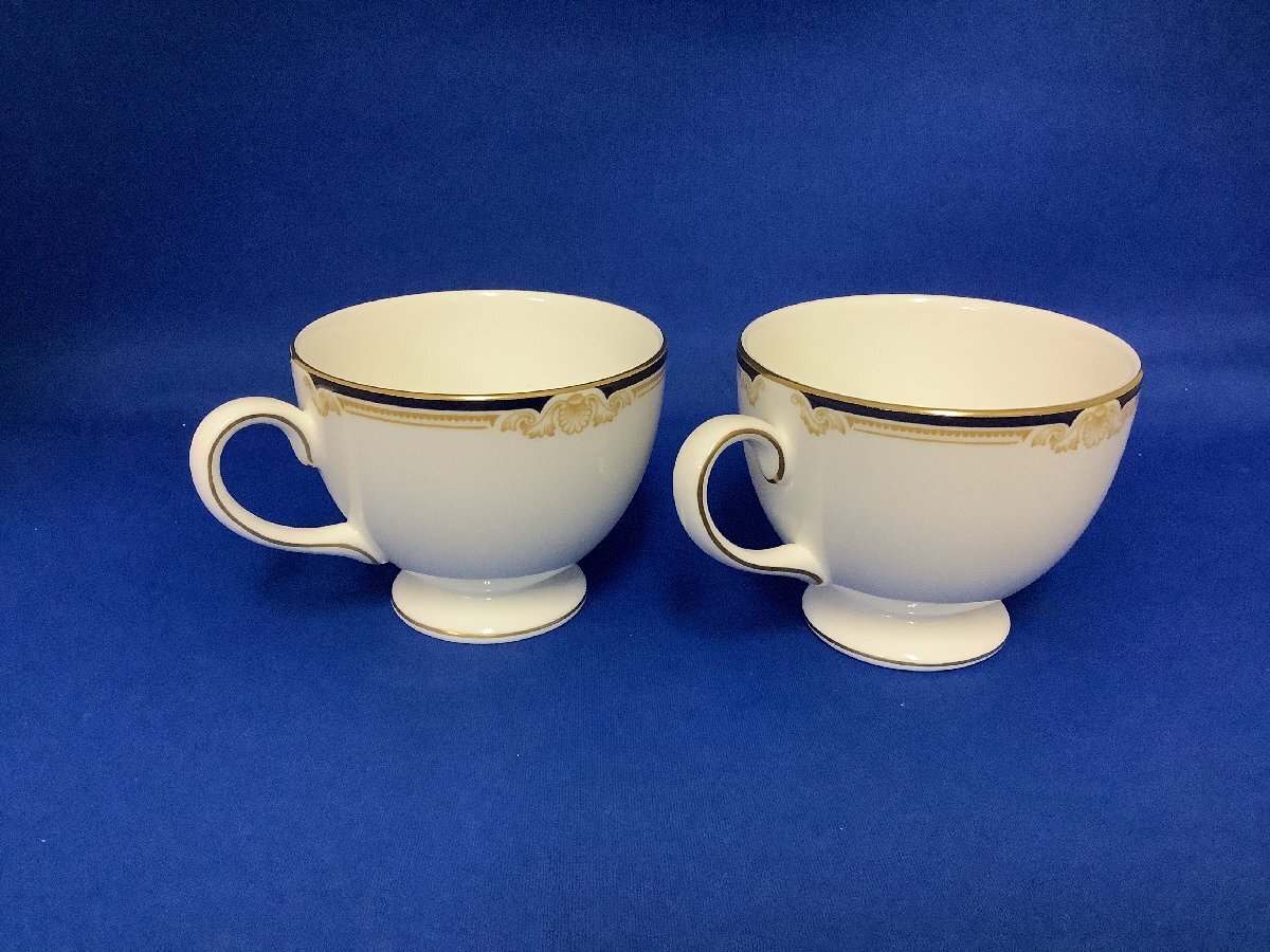 ○●○WEDGWOOD　ウェッジウッド　キャベンディッシュ　カップ＆ソーサー2客セット(現状品)○●○_画像3