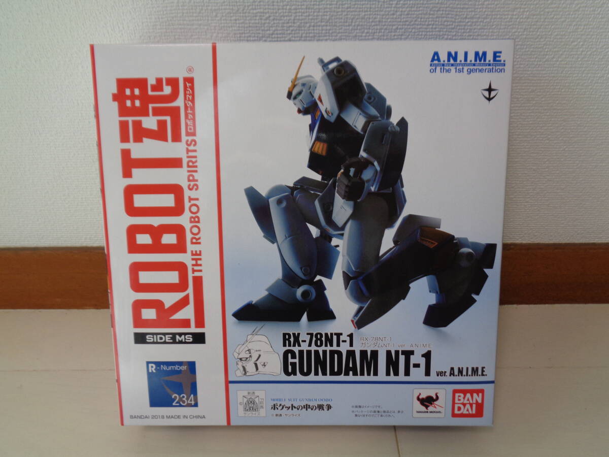 【未開封】ROBOT魂 R-234 SIDE MS RX-78NT-1 ガンダムNT-1 Ver.ANIME 機動戦士ガンダム0080 ポケットの中の戦争 GUNDAM BANDAI_画像1