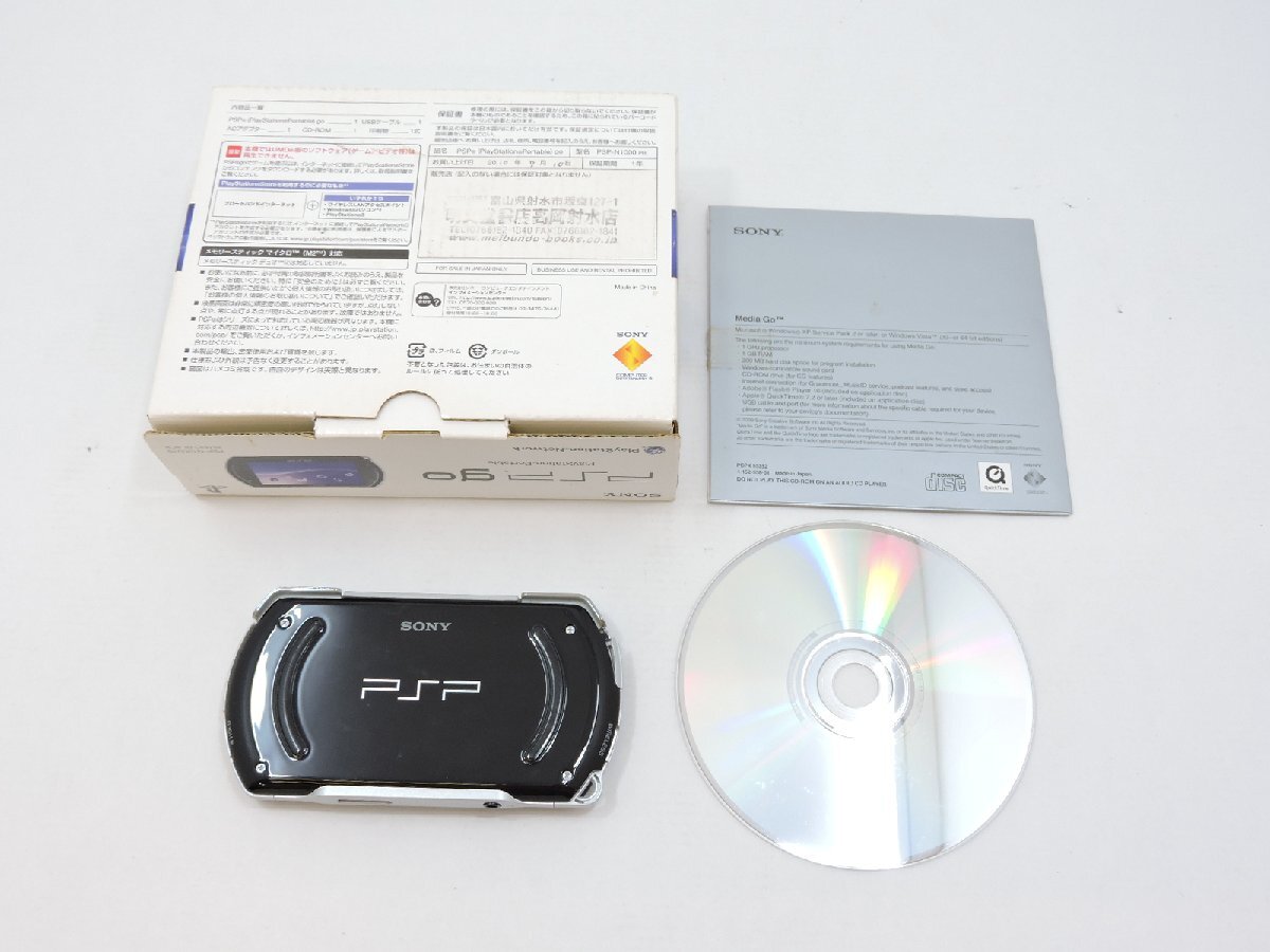 SONY PlayStation Portable go / PSP go 本体 16GB PSP-N1000PB ピアノブラック ジャンク品[B038I120]の画像2