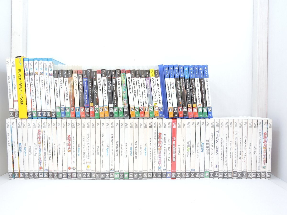 PS4 PS3 Wii WiiU ソフト まとめ グランドセフトオートV 人生ゲーム 仮面ライダー バトライド・ウォーII 他 ジャンク品[B033I159]の画像1