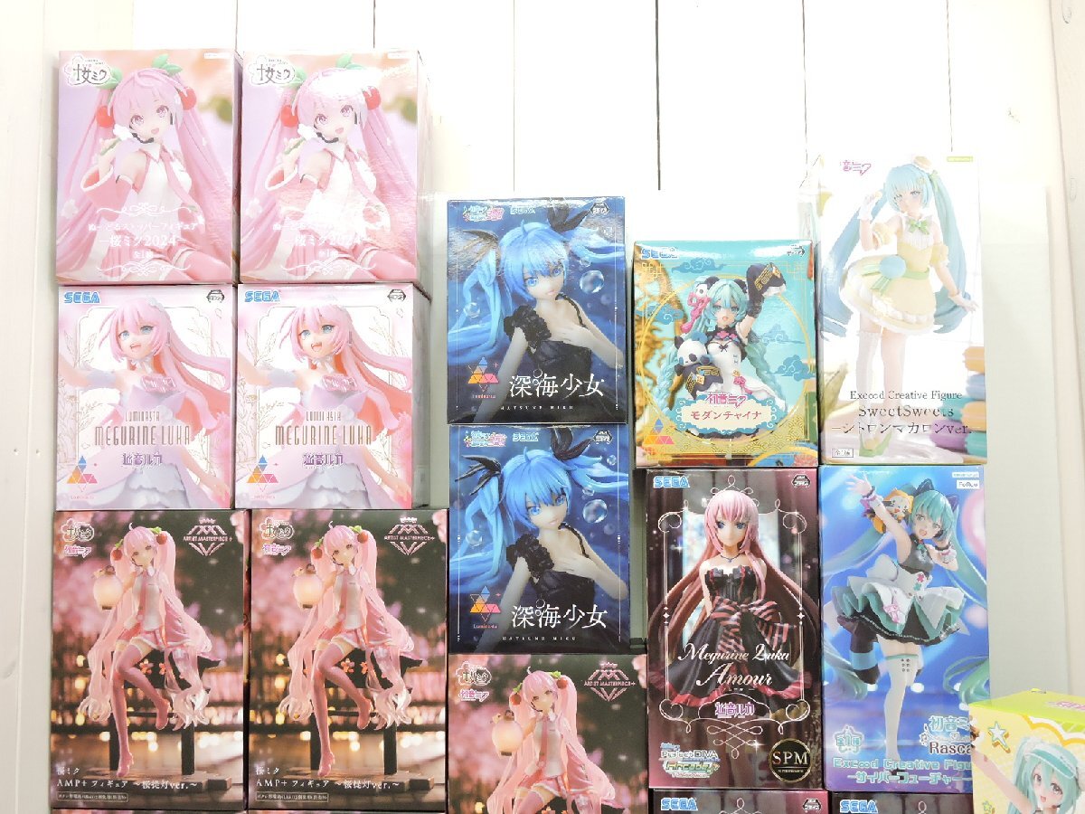 【未使用品】 プライズ ボーカロイド 初音ミク 巡音ルカ フィギュア 桜ミク アムール モダンチャイナ 他 まとめ [B046I165]