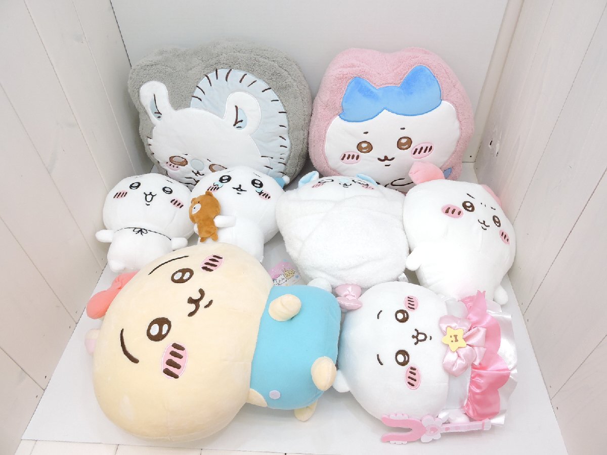 ちいかわ ぬいぐるみ まとめ売り ちいかわ うさぎ ハチワレ ラッコ モモンガ くりまんじゅう シーサー 中古品[B056I169]の画像3