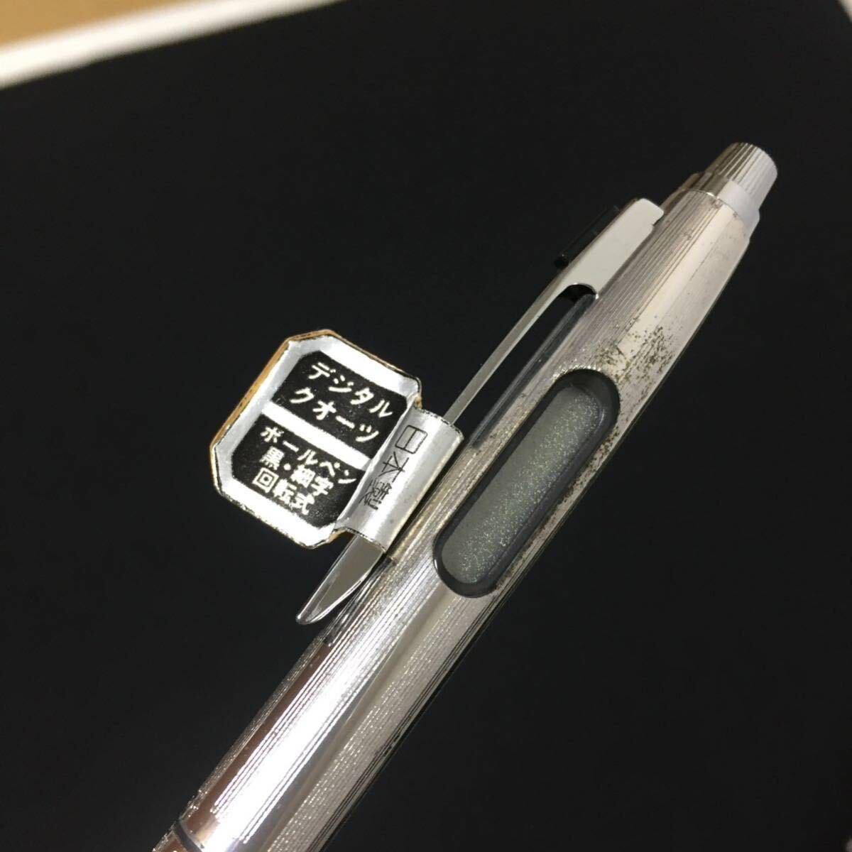 PILOT パイロット QUARTZ デジタル クオーツペン シルバー 当時定価18000円 かなり貴重な品です。 1296_画像5