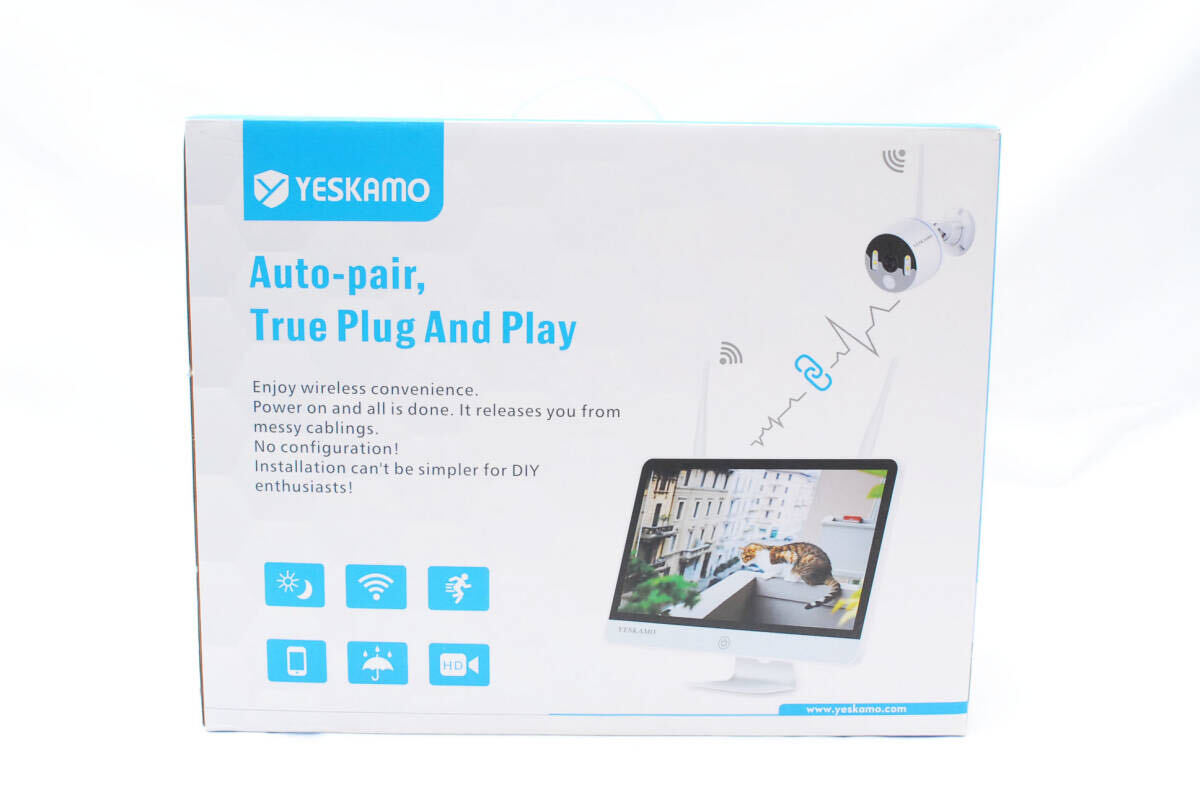 unused YESKAMO JP-TJ15-10804-2TB 16 -inch monitor attaching wireless security camera regular price approximately 5 ten thousand and more 0212