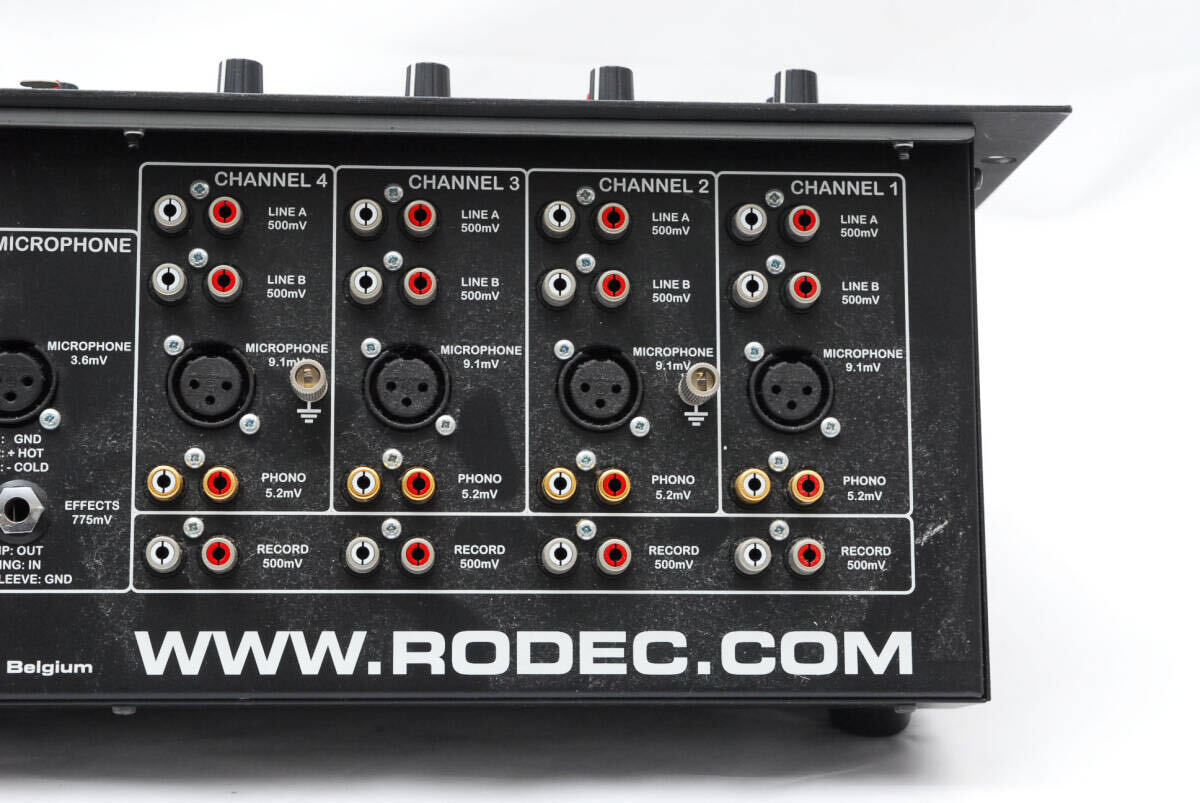 状態良いです RODEC MX180 Original ミキサー ロデック ベルギー製 元箱も付属します。 0218