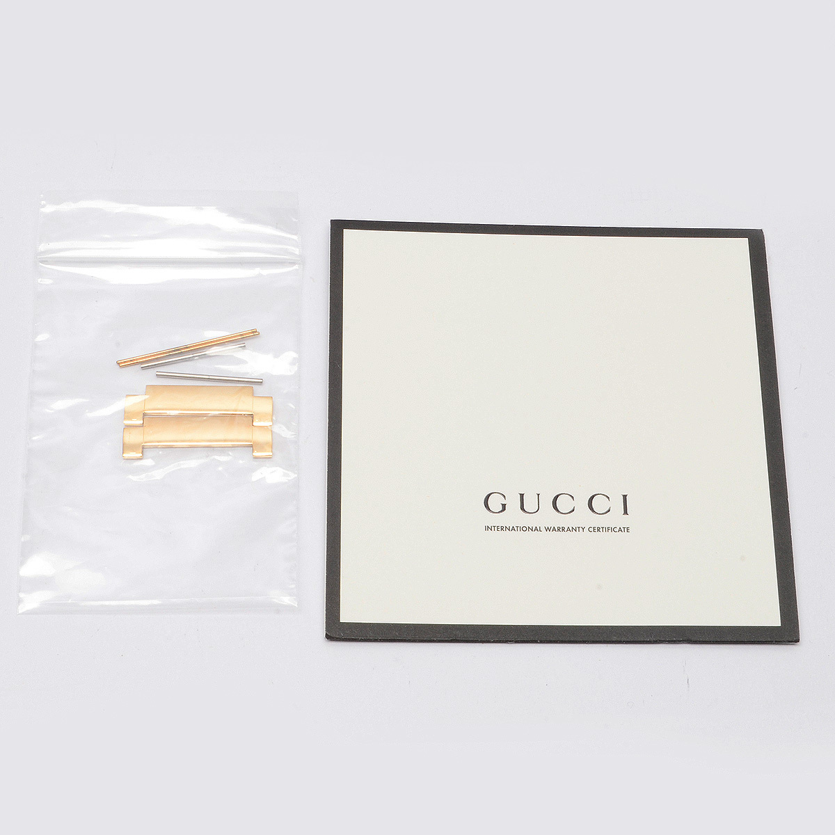 【レア】グッチ/GUCCI 112 トワール バングルウォッチ QZ クォーツ GGフローラ THE TWIRL ゴールド×ベージュ 腕時計の画像8