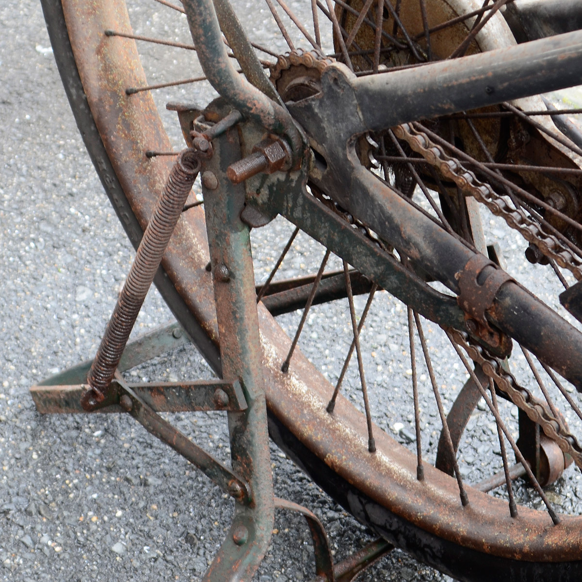 【引取限定】センバツ写/SENBATSU 昭和レトロ 26インチ 自転車 Bicycle アンティーク ジャンクの画像9