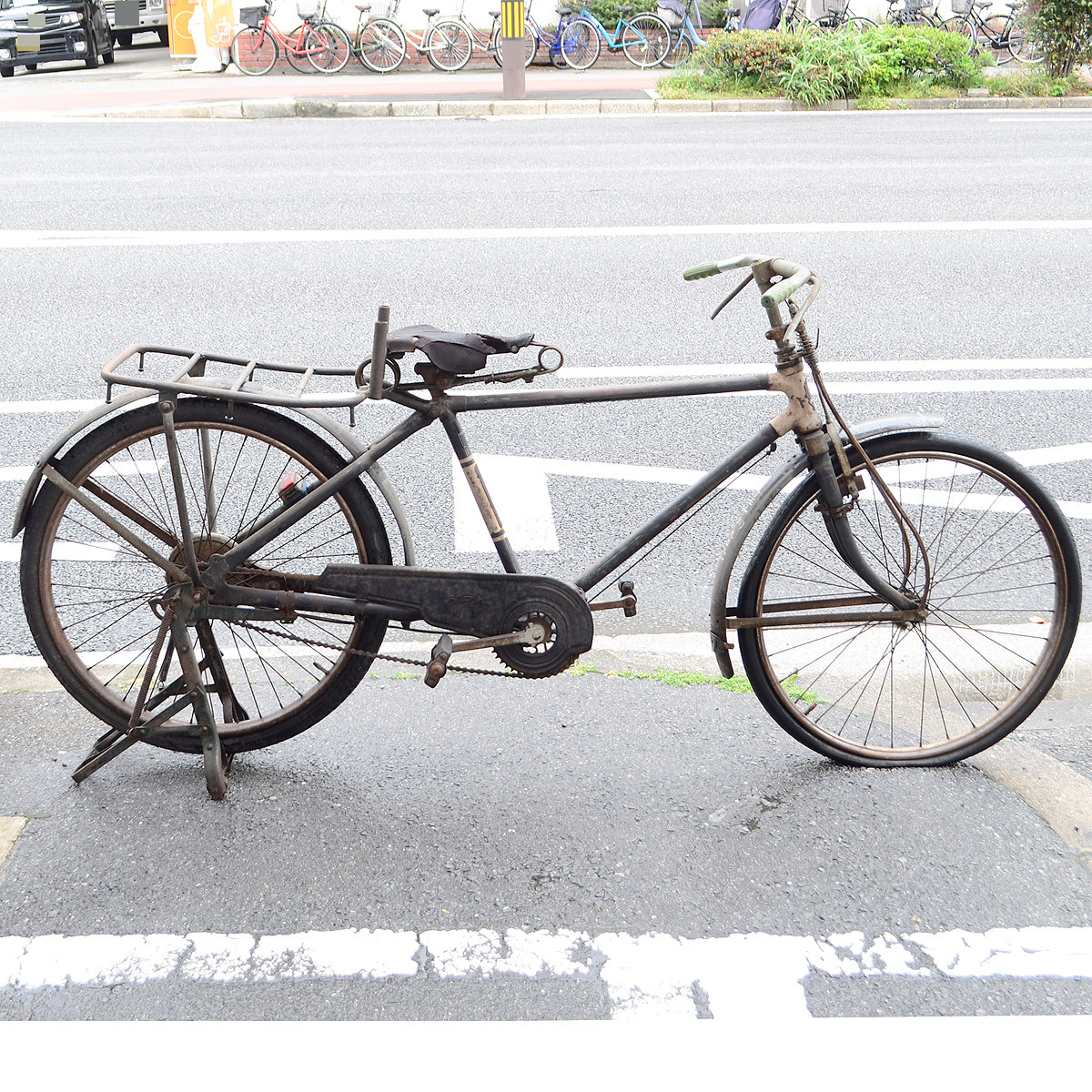 [ pickup limitation ]sen Ba-Tsu ./SENBATSU Showa Retro 26 -inch bicycle Bicycle antique Junk 