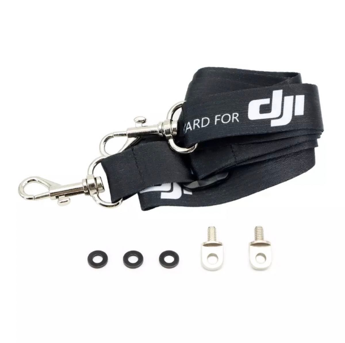 DJI mini3 Pro 送信機 DJI RC 用 ネックストラップ 首輪 スマートコントローラー ブラック DJIロゴ