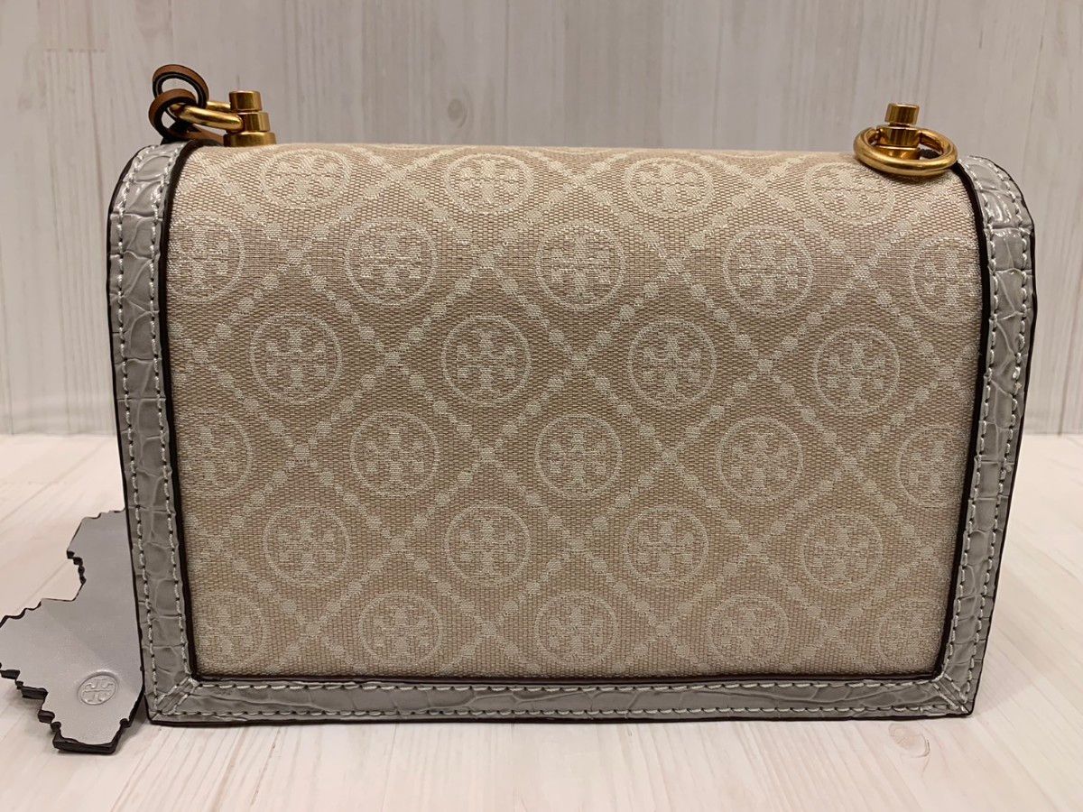 新品トリーバーチ  TORY　 BURCH　モノグラム クラウド キャンバス ミニ ショルダー バッグ ショルダーバッグ