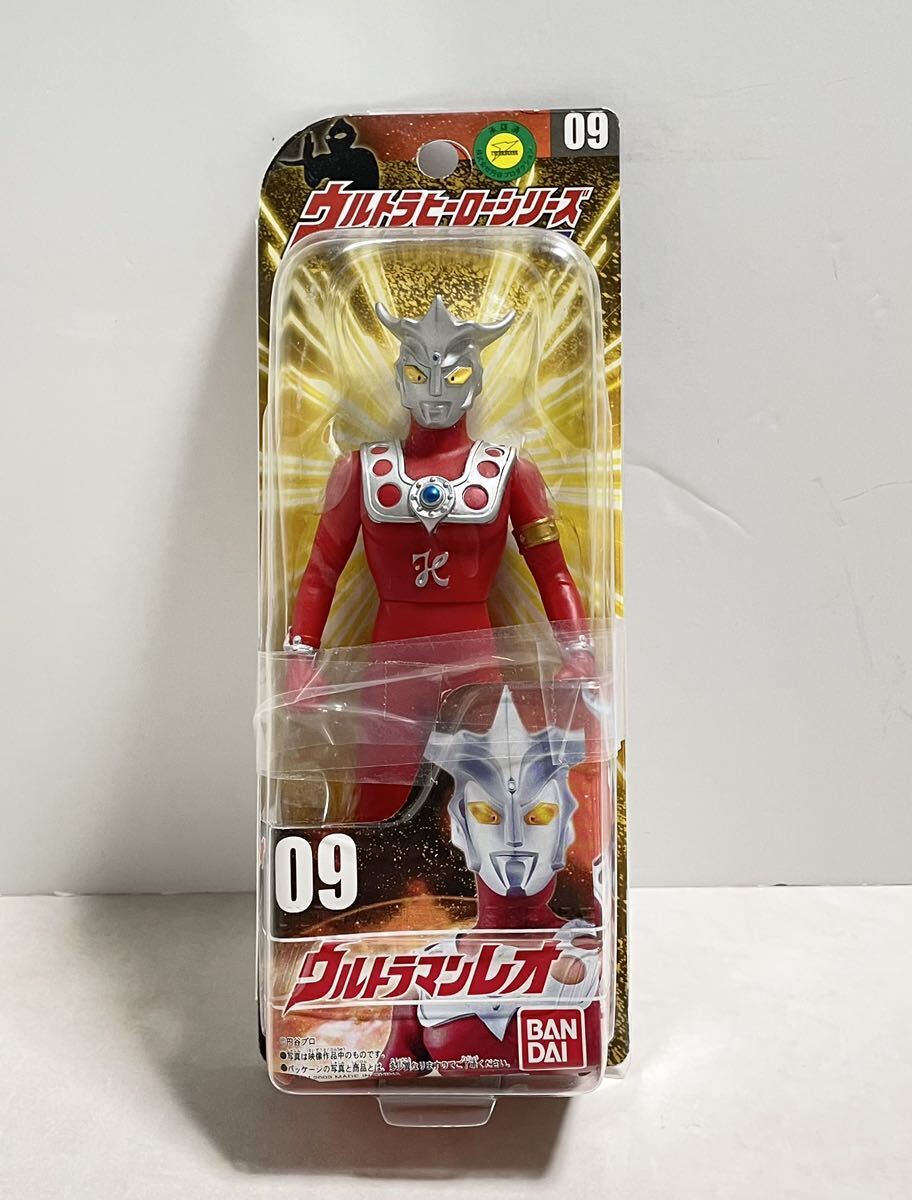 未開封新品 ウルトラヒーローシリーズ09 ウルトラマン レオ ソフビ バンダイ(検索)怪獣 星人 ポピー 限定 マーミット M1号 復刻 _画像1