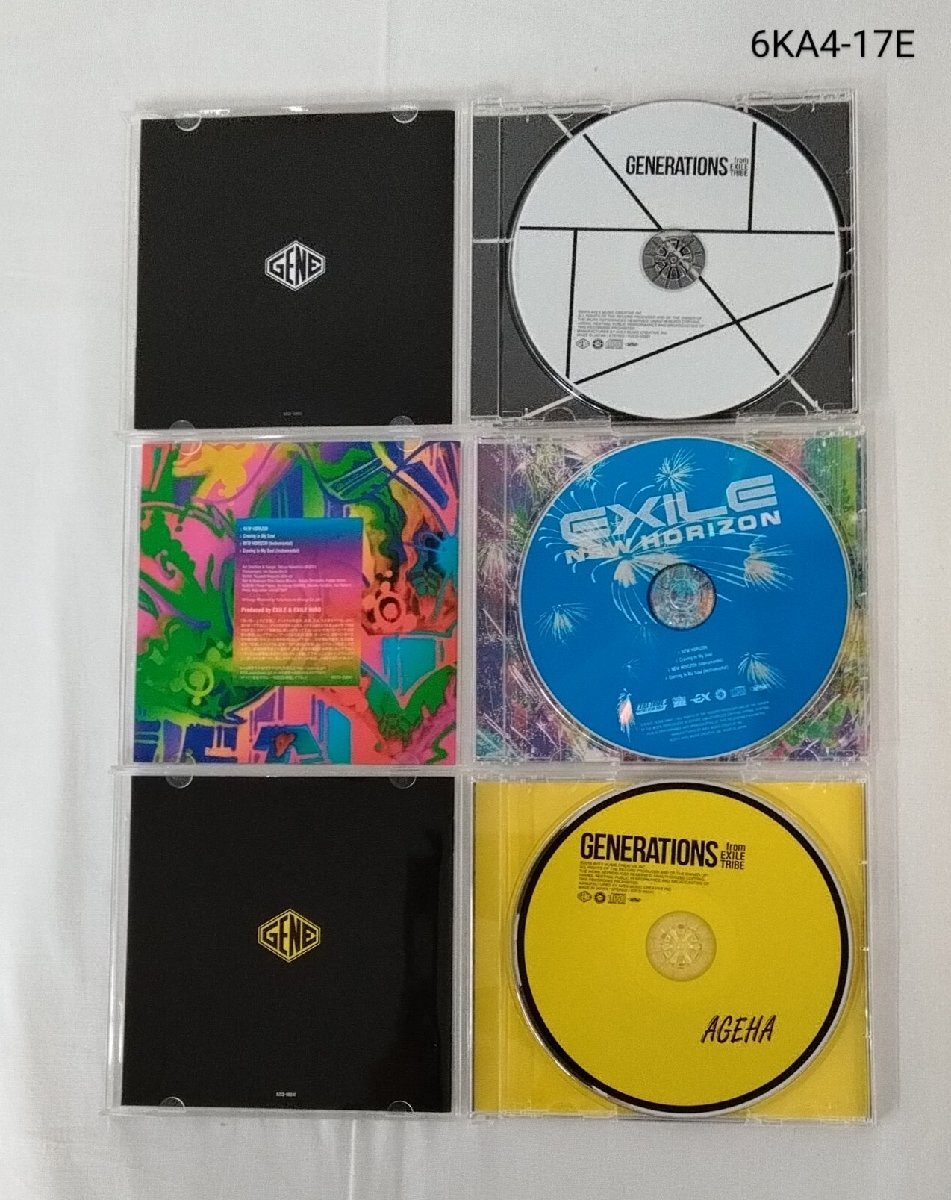 CD 邦楽　GENERATIONS 三代目J Soul Brothers　EXILE　4組　5枚　まとめ売り　6KA4-17E_画像2
