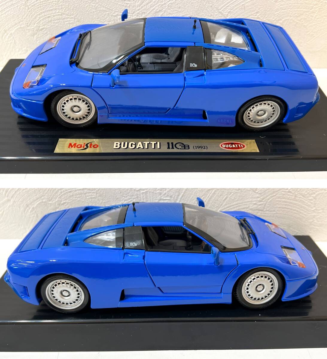 ☆ Maisto マイスト 1/18 BUGATTI ブガッティ EB110 (1992) Special Edition ダイキャストモデル 管HFAの画像5