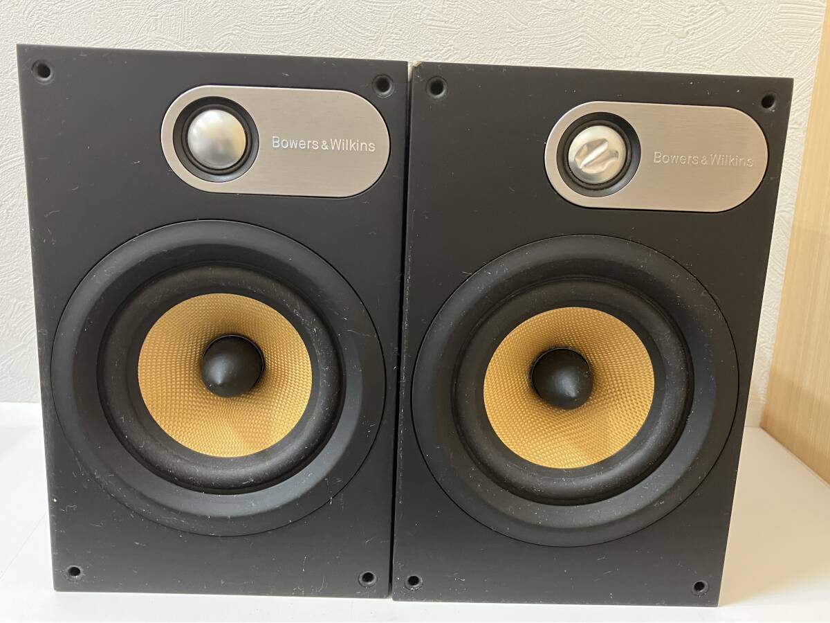 ☆　B&W Bowers&Wilkins バウワース アンド ウィルキンス ブックシェルフスピーカー 686 ペアセットオーディオ 動作未確認　ジャンク品_画像1