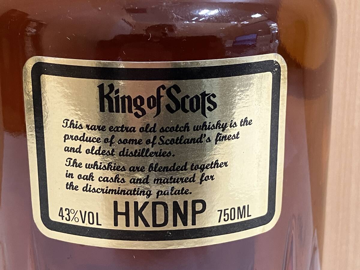 ☆　未開栓 King of Scots キングオブスコッツ 　エクストラ オールド 　箱付　750ml 43% 　管FAR_画像6