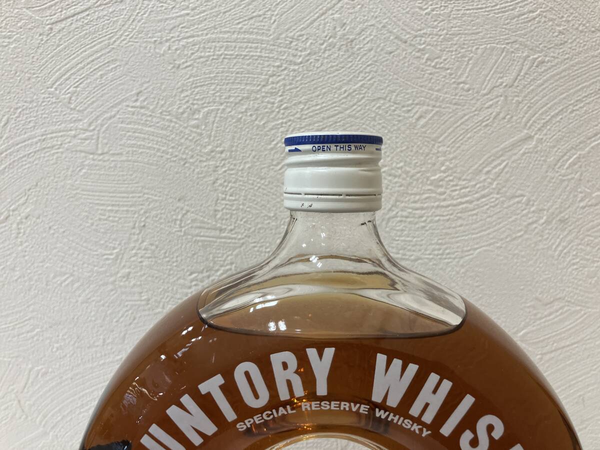 ☆【発送は岐阜県内限定】未開栓 SUNTORY サントリー RESERVE リザーブ PORTOPIA'81 ポートピア’81 記念ブイボトル ウイスキー 700ml 古酒_画像4