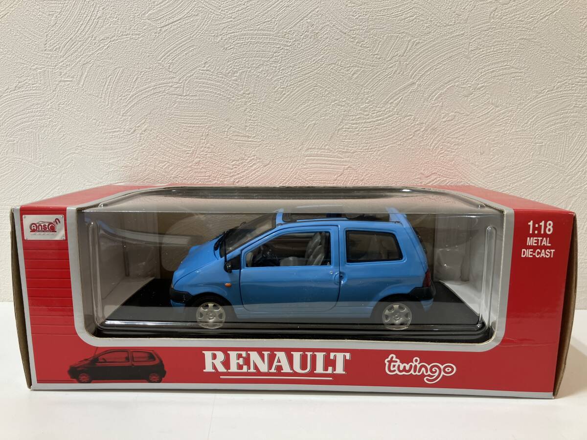 ☆ 極美品 ANSON RENAULT TWINGO ルノー トゥインゴ 1/18 管FARの画像1