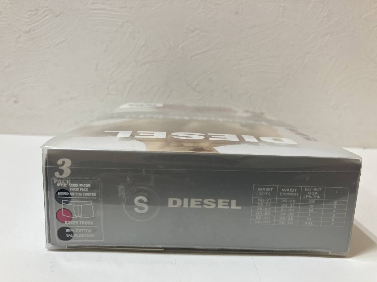 ☆ 未使用品 ディーゼル DIESEL 3枚組ボクサーパンツ Sサイズ 管BARRの画像4