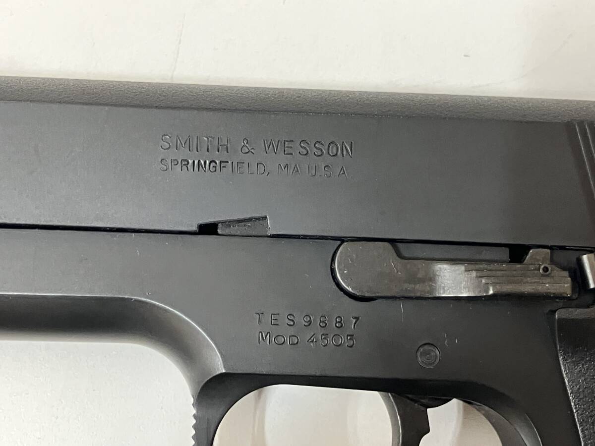 ☆ タナカワークス S&W M4505 ガスガン ブローバック ガス漏れ有 ジャンク品 管CARRの画像4