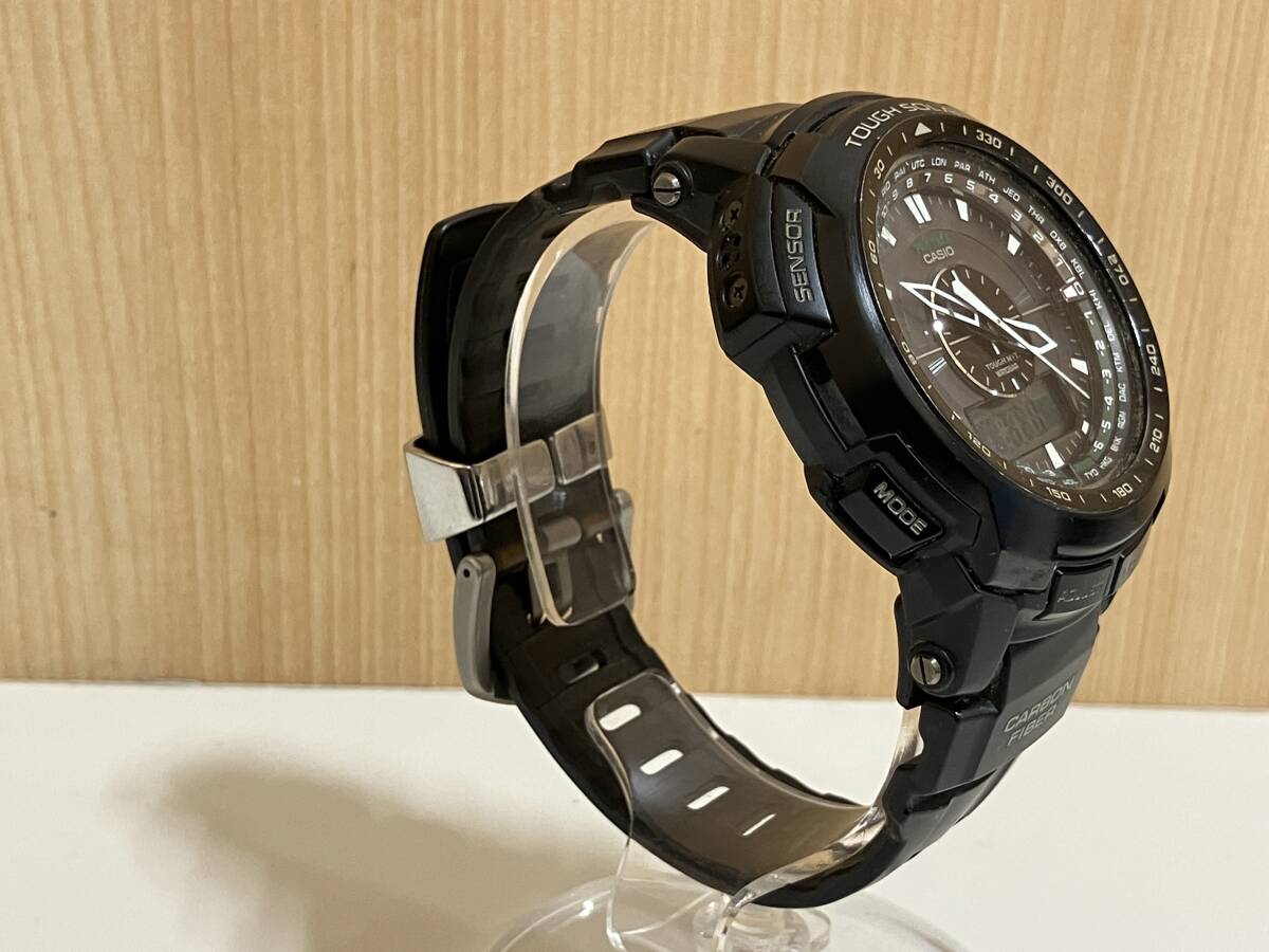 ☆ CASIO カシオ PROTREK プロトレック タフソーラー 腕時計 稼働品 PRW-S5100 管EARRの画像4