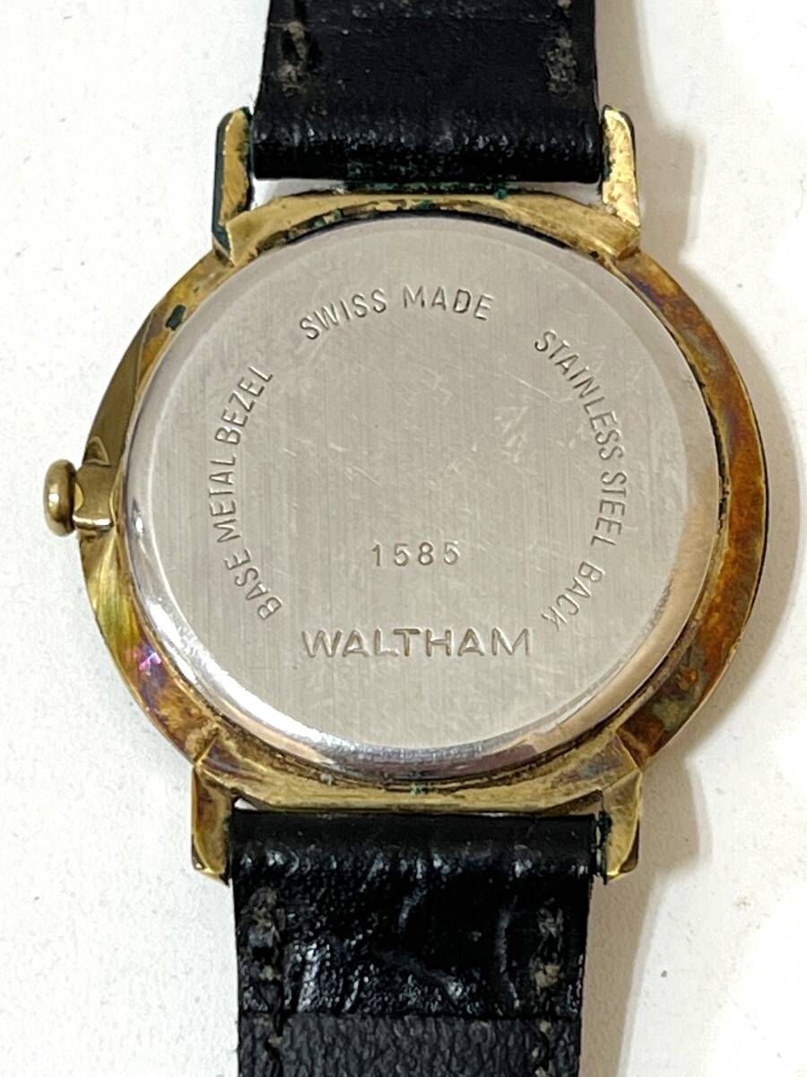 ☆【ジャンク】WALTHAM ウォルサム 1585 イーグル コインウォッチ 手巻き メンズ腕時計 アンティーク ※ムーブメント不良 管DARの画像7