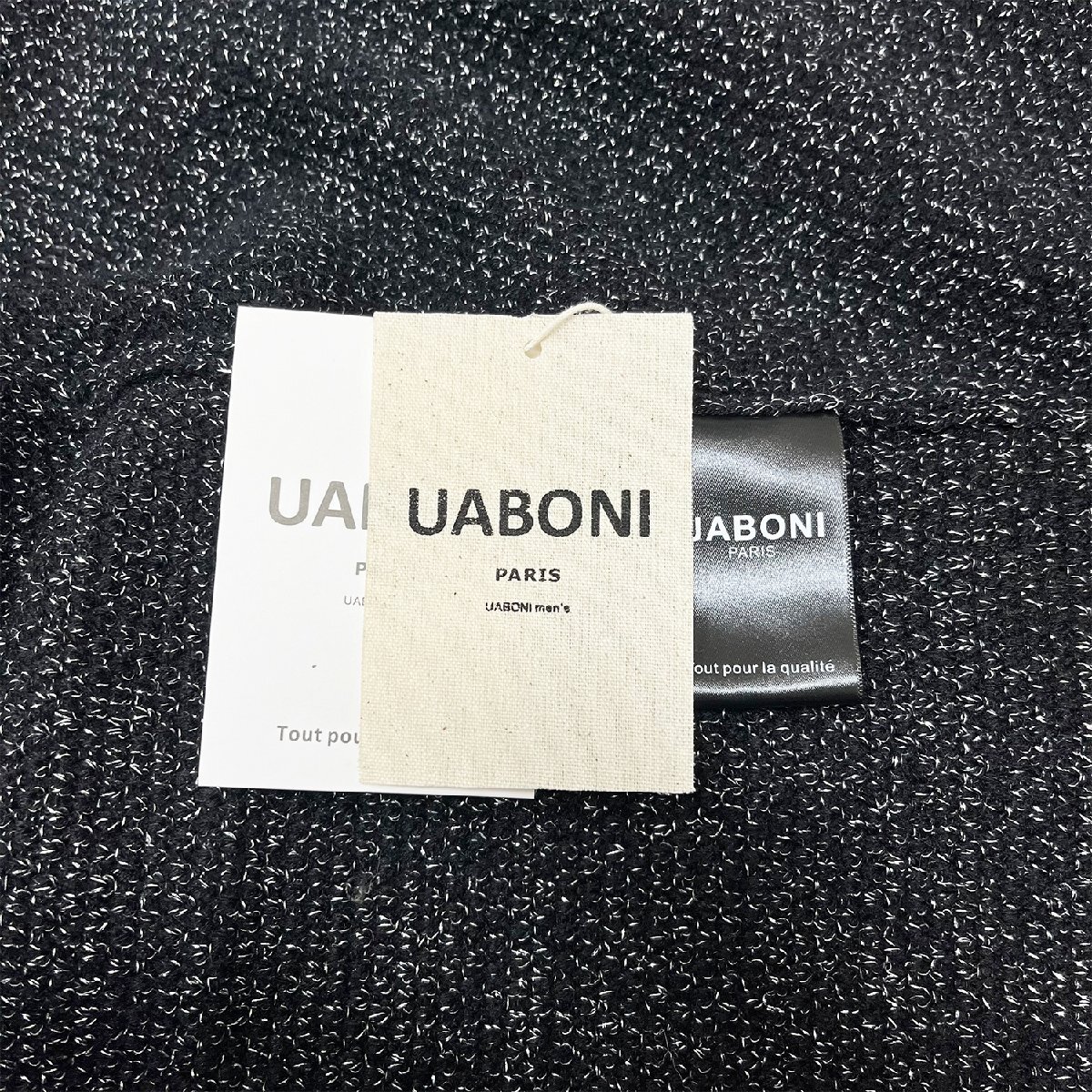 個性EU製＆定価5万◆UABONI*Paris*セーター*ユアボニ*パリ発◆高品質ウール混 ニット 快適 アシンメトリー アメカジ ストリート 街着2XL/52_画像9